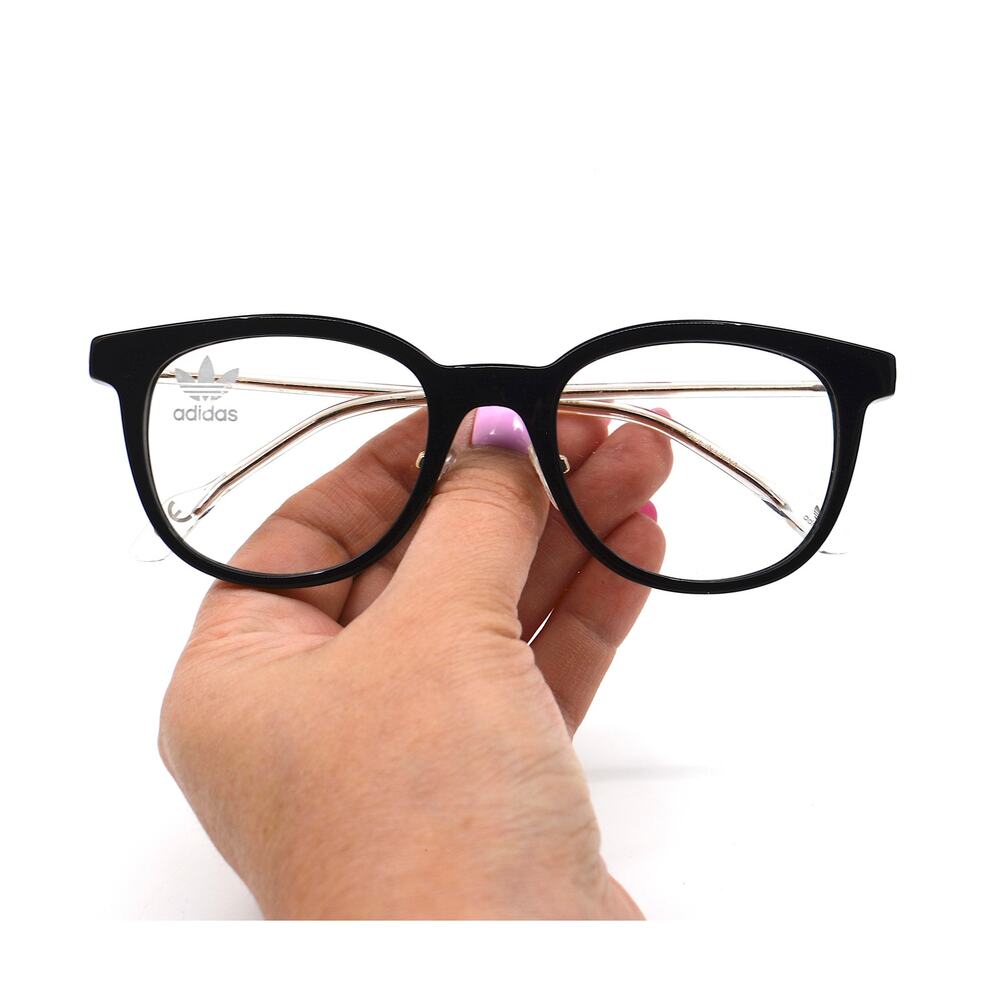 NEW ADIDAS AOK0030.009.120 BLACK GOLD AUTHENTIC EYEGLASSES FRAME - Picture 8 of 9